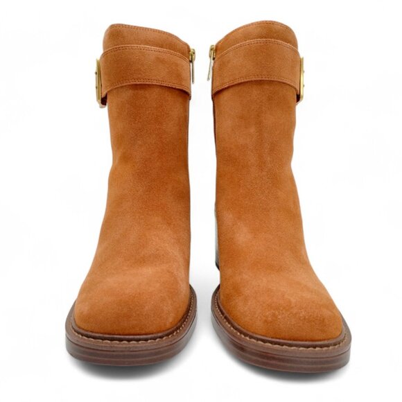 Vince Camuto Women's Size 9 M Warm Caramel Bembonie Stacked Heel Ankle Bootie - Picture 11 of 15